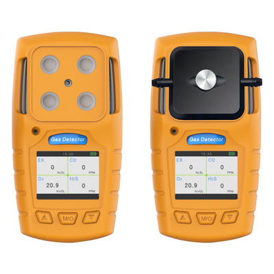 4 শক্তিশালী পারফরম্যান্স সেন্সর সহ 1 টিএফটি পোর্টেবল মাল্টি গ্যাস ডিটেক্টর