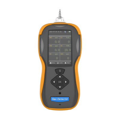 TFT LCD ডিসপ্লে CO H2S CO2 pid voc NH3 NO2 SO2 পোর্টেবল মাল্টি গ্যাস ডিটেক্টর গ্যাস লিক টেস্টের জন্য